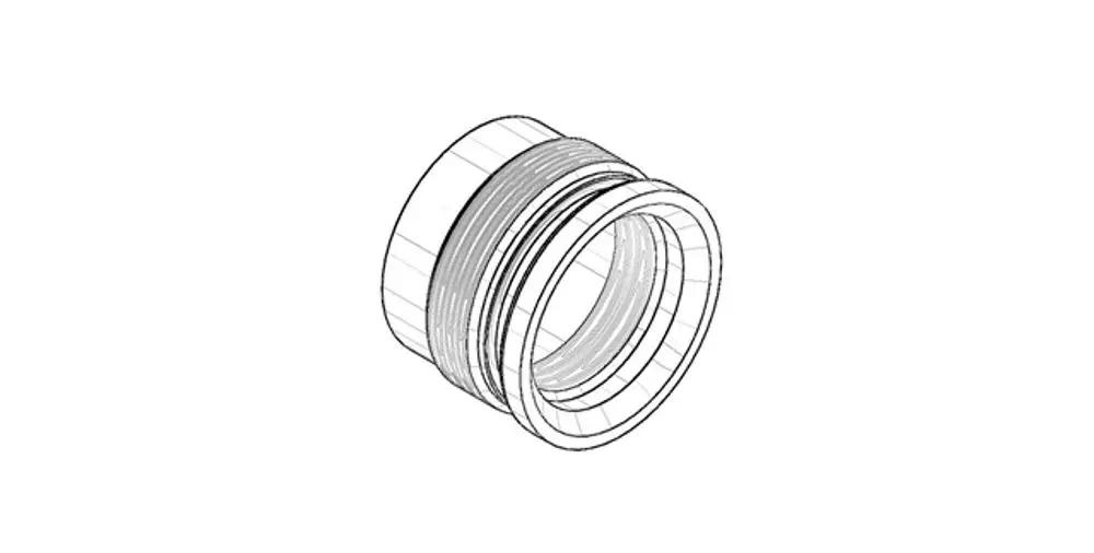 DORNBRACHT Luftsprudlerhülse ERSATZTEILE 092301158 D. 22 x 16 mm Chrom, 092301158-00 Galeriebild 1
